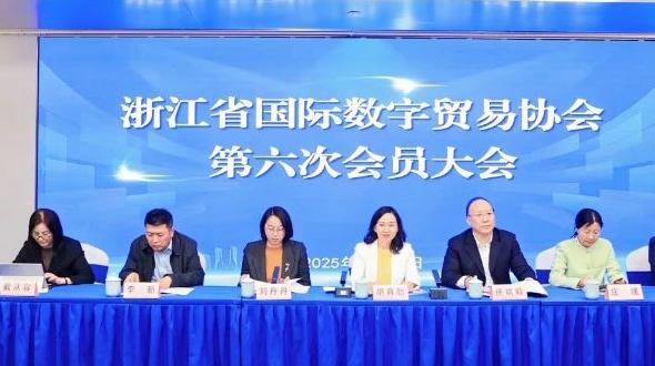 浙江省国际数字贸易协会第六次会员大会召开